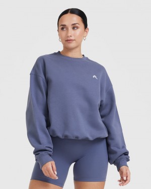 Oner Active All Day Laufschuhe Oversized Sweatshirts Blau | VAWDFHP-83