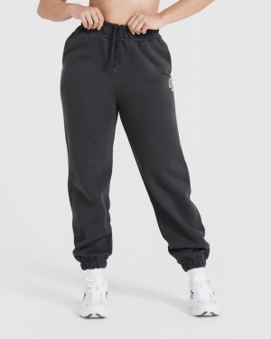 Oner Active All Day Varsity Oversized Jogginghose Schwarz | KRGQDLZ-96