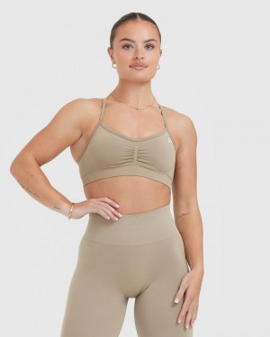 Oner Active Effortless Riemchen Bralette Sports Bras Grau | CVFXSRM-27