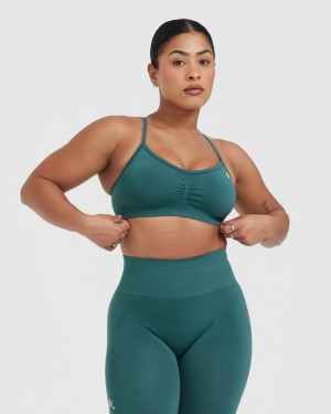 Oner Active Effortless Riemchen Bralette Sports Bras Blau Türkis | LTCNKGZ-58