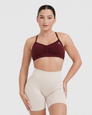 Oner Active Effortless Riemchen Bralette Sports Bras Dunkelgrau | AVQOUWB-09