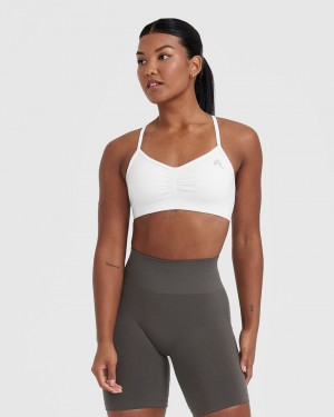 Oner Active Effortless Riemchen Bralette Sports Bras Weiß | MOXEVLR-37