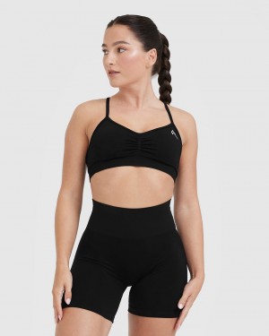 Oner Active Effortless Riemchen Bralette Sports Bras Schwarz | EUWLQRD-95