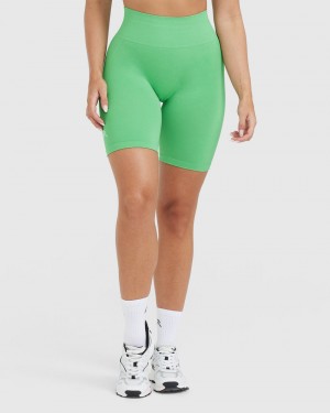 Oner Active Effortless Seamless Cycling Kurze Hose Grün | JEGUDCY-08