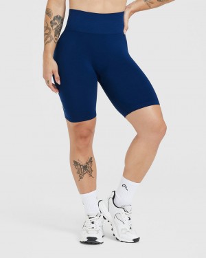 Oner Active Effortless Seamless Cycling Kurze Hose Blau | BXMFVNY-35