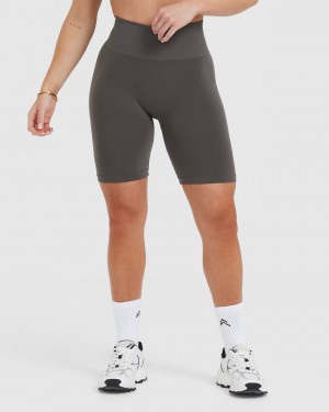 Oner Active Effortless Seamless Cycling Kurze Hose Tiefesgrau Braun | GDYXREW-70