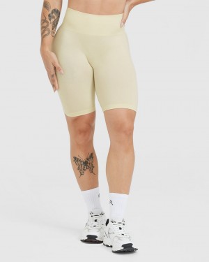 Oner Active Effortless Seamless Cycling Kurze Hose Hellgelb | HUJADPE-19