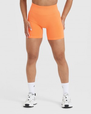 Oner Active Effortless Seamless Kurze Hose Aprikose Orange | BPIXANK-85