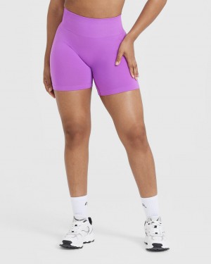 Oner Active Effortless Seamless Kurze Hose Lila | QGVYEKI-56