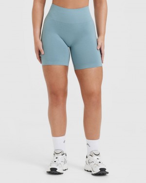 Oner Active Effortless Seamless Kurze Hose Grau Blau | FYWINTO-87