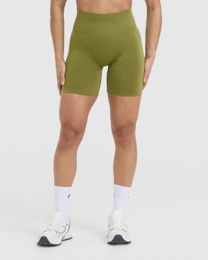 Oner Active Effortless Seamless Kurze Hose Olivgrün Grün | KZBPHMY-15