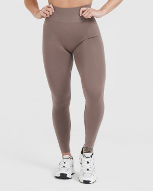 Oner Active Effortless Seamless Leggings Braun | BYCWKGA-71