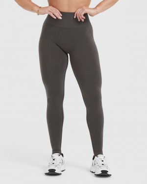 Oner Active Effortless Seamless Leggings Tiefesgrau Braun | DFZYNWB-74