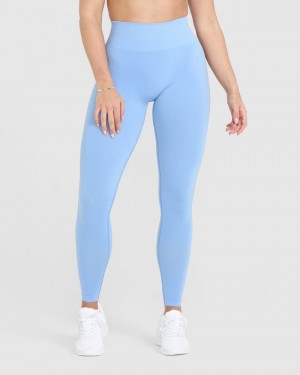 Oner Active Effortless Seamless Leggings Blau | FDKJEBX-51