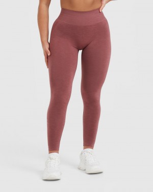 Oner Active Effortless Seamless Leggings Rot | BUWXZIN-21