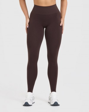 Oner Active Effortless Seamless Leggings Lila Braun | RGAYWIL-23