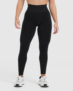 Oner Active Effortless Seamless Leggings Schwarz | QRISMLH-40