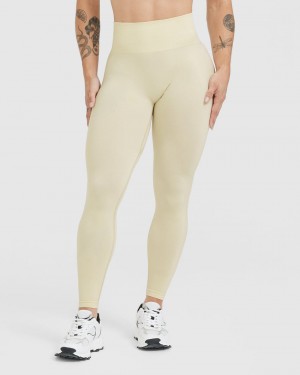 Oner Active Effortless Seamless Leggings Hellgelb | NPHLBFG-58