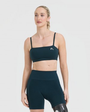 Oner Active Everyday Bandeau Bralette Sports Bras Blau | OWHAYEP-71