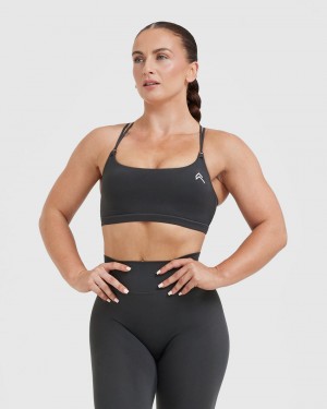 Oner Active Everyday Cross Over Bralette Sports Bras Schwarz | JQLTMRI-95