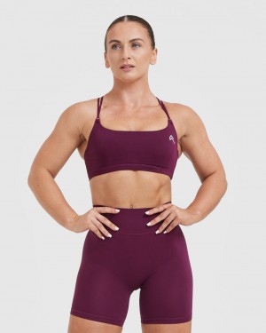 Oner Active Everyday Cross Over Bralette Sports Bras Rosa | VURNWJD-98