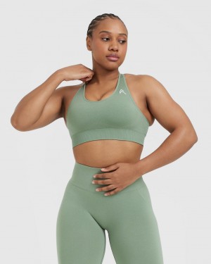 Oner Active Klassische Seamless 2.0 Bralette Sports Bras Olivgrün | CHJMTXS-85