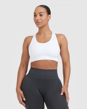 Oner Active Klassische Seamless 2.0 Bralette Sports Bras Weiß | QXUIMRJ-82