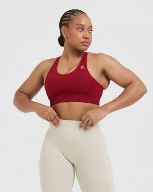 Oner Active Klassische Seamless 2.0 Bralette Sports Bras Rot Bordeaux | GHSXUKL-04