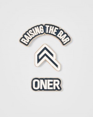 Oner Active Raising The Bar Graphic Pins 3 Pack Accessoires Blau Weiß | OJHZDNS-61