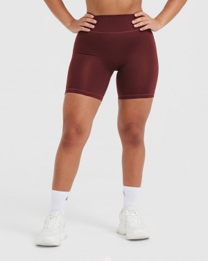 Oner Active Timeless High Waisted Kurze Hose Bordeaux | VZUTLGC-67