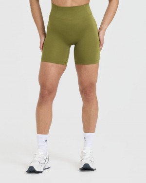 Oner Active Timeless High Waisted Kurze Hose Olivgrün Grün | AMWFYZX-31