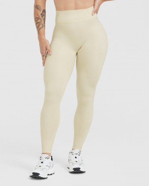 Oner Active Timeless High Waisted Leggings Hellgelb | IPLKCJZ-78