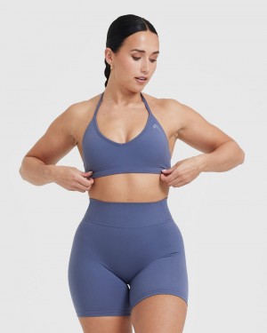 Oner Active Timeless Riemchen Bralette Sports Bras Blau | LWHDIGR-37