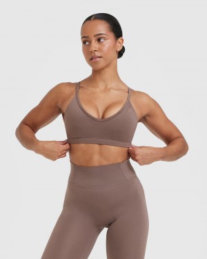 Oner Active Timeless Riemchen Bralette Sports Bras Braun | NGFPCIQ-49