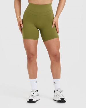 Oner Active Unified High Waisted Kurze Hose Olivgrün Grün | NSTRYGV-40