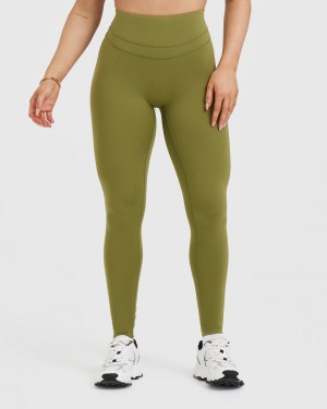 Oner Active Unified High Waisted Leggings Olivgrün Grün | JFCKTZB-95