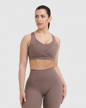 Oner Active Unified Layered Sports Bras Braun | MEJNAFI-64