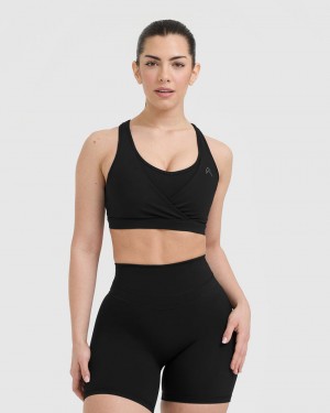 Oner Active Unified Layered Sports Bras Schwarz | DCANIQG-53