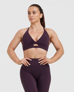 Oner Active Unified Twist Sports Bras Lila | GMYDFIU-78