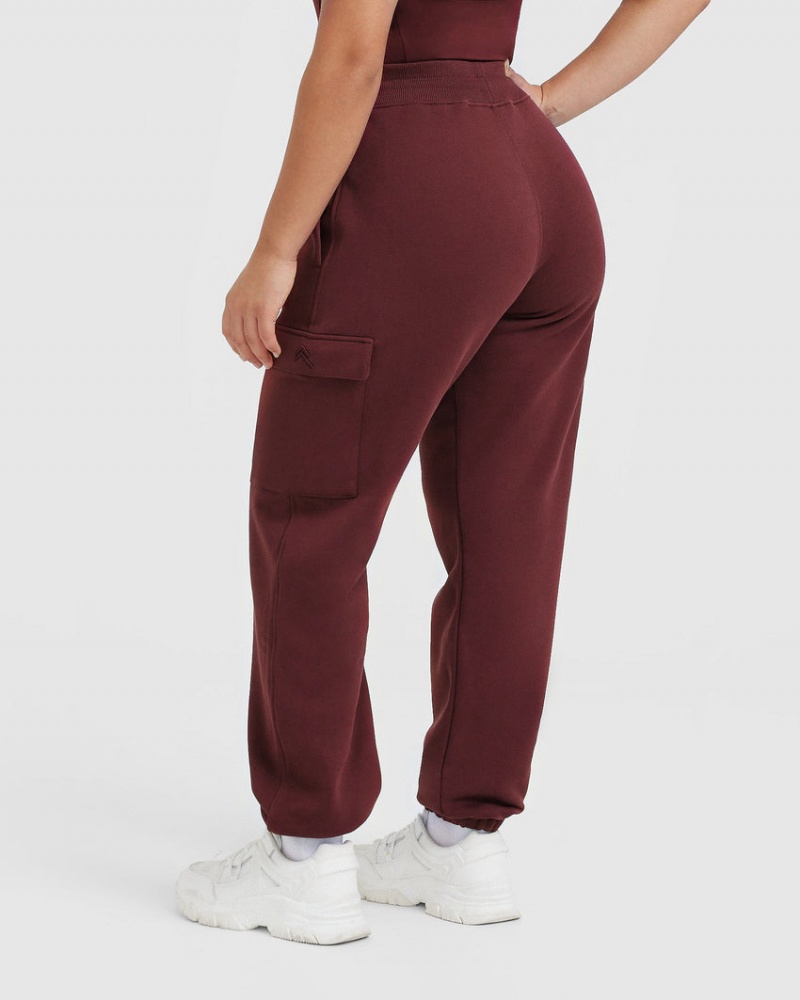 Oner Active All Day Cargo Jogginghose Bordeaux | IHSQWFJ-95