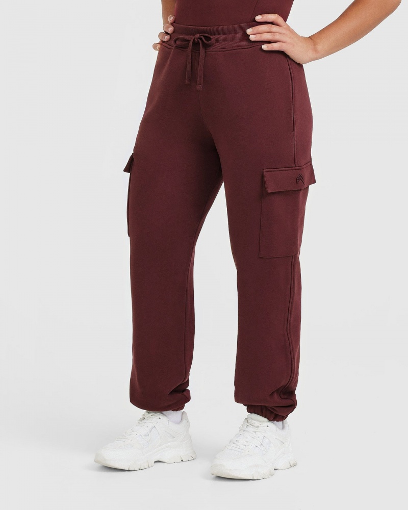 Oner Active All Day Cargo Jogginghose Bordeaux | IHSQWFJ-95