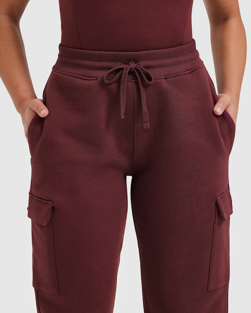 Oner Active All Day Cargo Jogginghose Bordeaux | IHSQWFJ-95