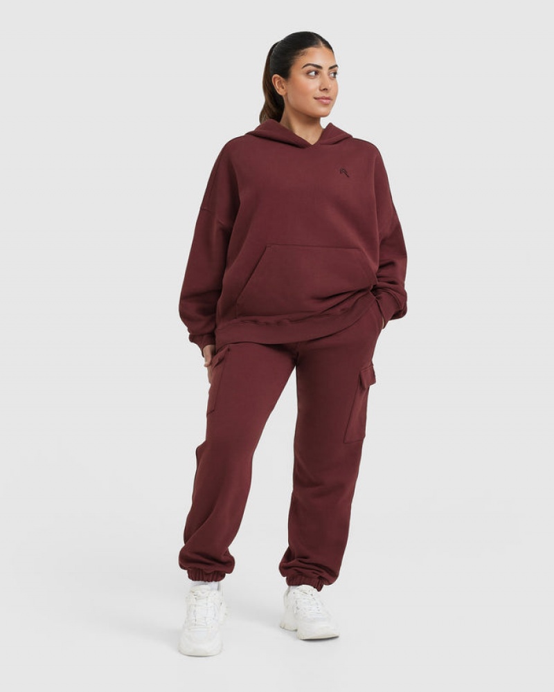 Oner Active All Day Cargo Jogginghose Bordeaux | IHSQWFJ-95