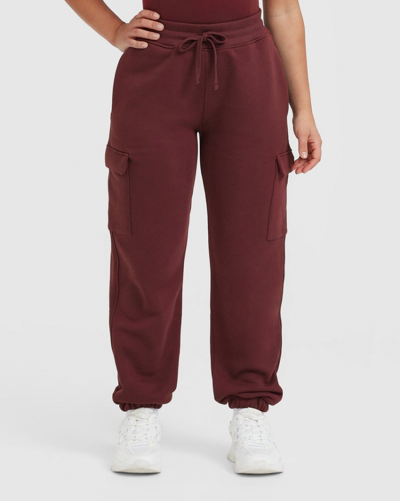 Oner Active All Day Cargo Jogginghose Bordeaux | IHSQWFJ-95