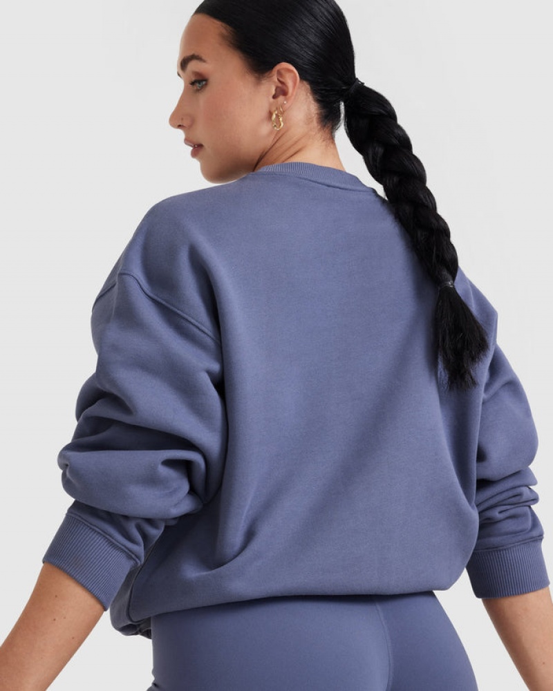 Oner Active All Day Laufschuhe Oversized Sweatshirts Blau | VAWDFHP-83