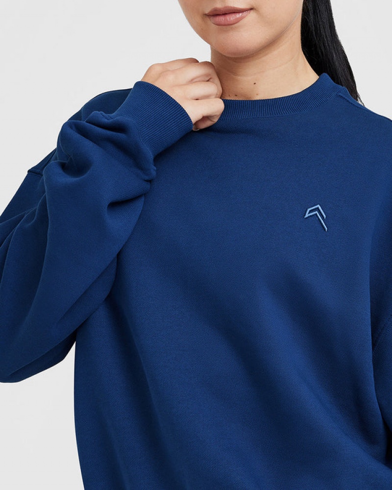 Oner Active All Day Laufschuhe Oversized Sweatshirts Blau | PERIYUV-58