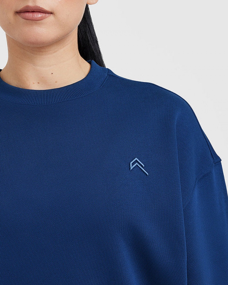 Oner Active All Day Laufschuhe Oversized Sweatshirts Blau | PERIYUV-58