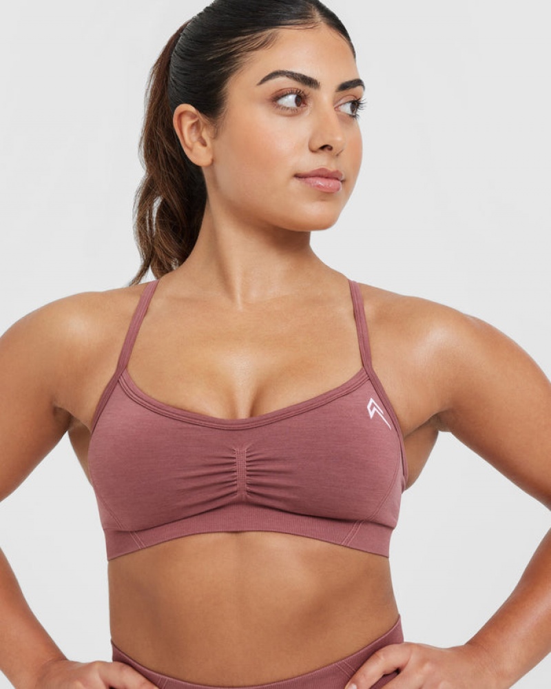 Oner Active Effortless Riemchen Bralette Sports Bras Rosa | QDGHCVJ-64