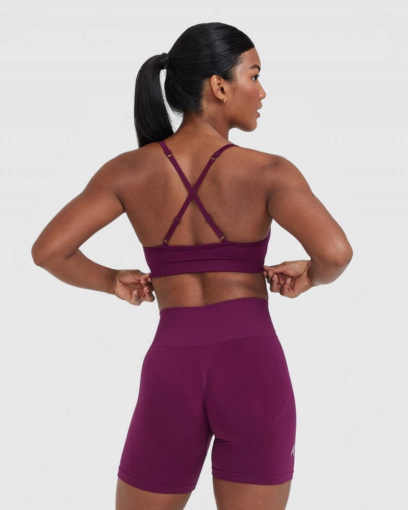 Oner Active Effortless Riemchen Bralette Sports Bras Lila | TVGEWRS-34