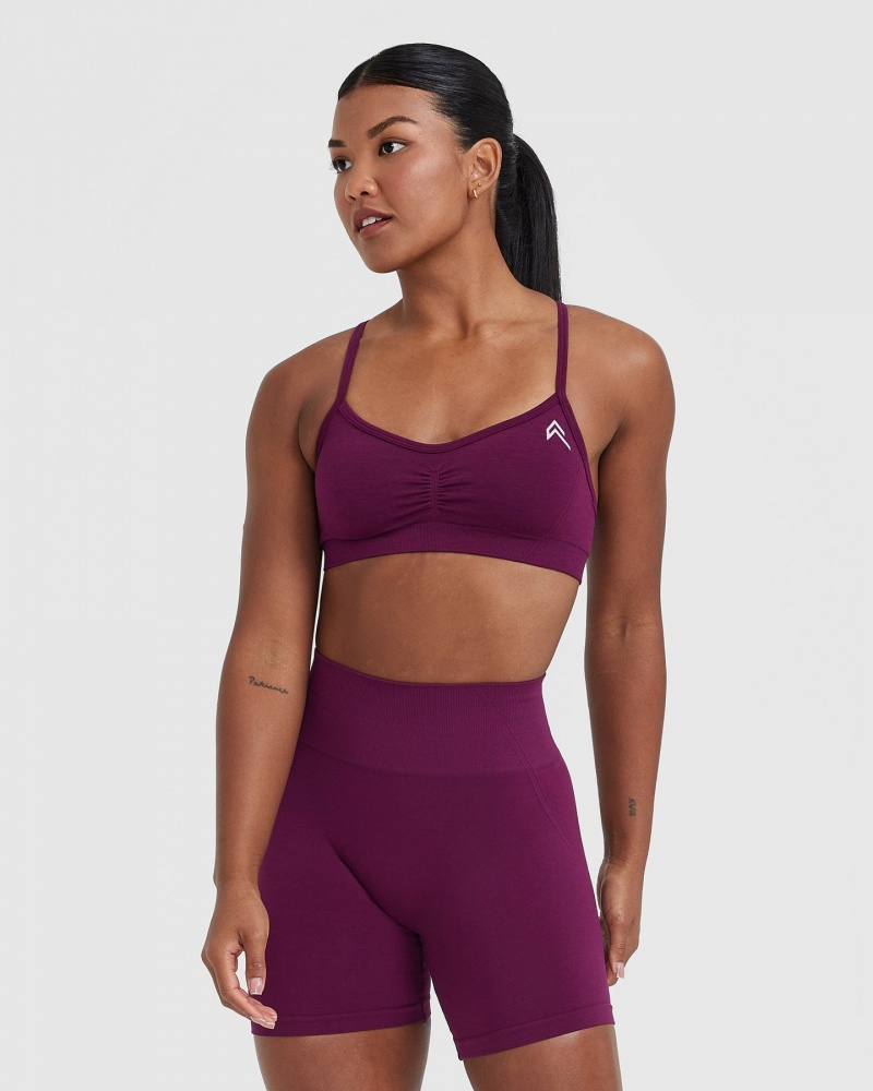 Oner Active Effortless Riemchen Bralette Sports Bras Lila | TVGEWRS-34